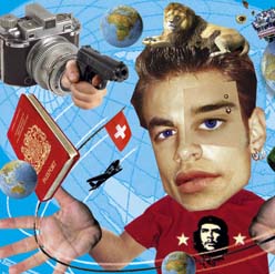 collage illustration about student gap year adventures